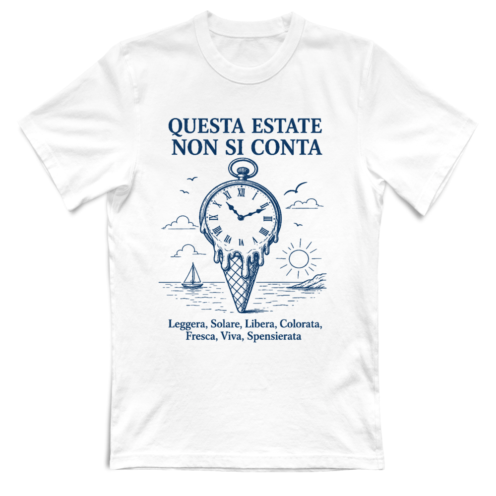 T-Shirt Bambino Estate non si conta