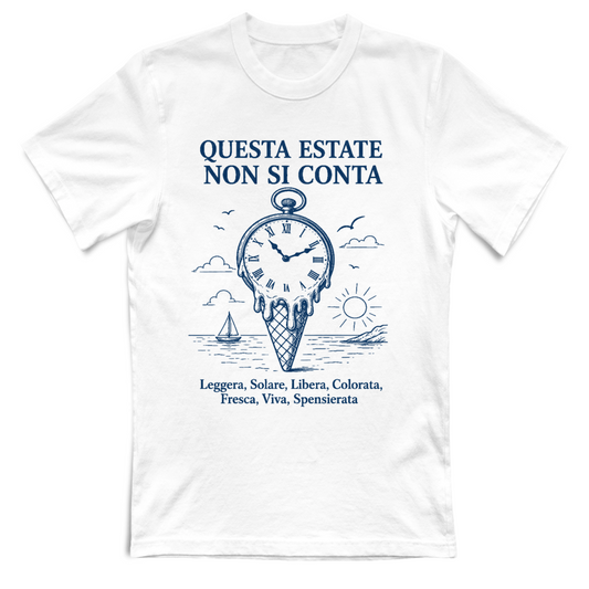 T-Shirt Bambino Estate non si conta
