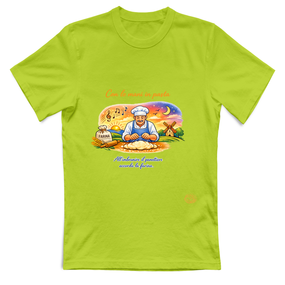 T-Shirt Bambino Con le mani in pasta.