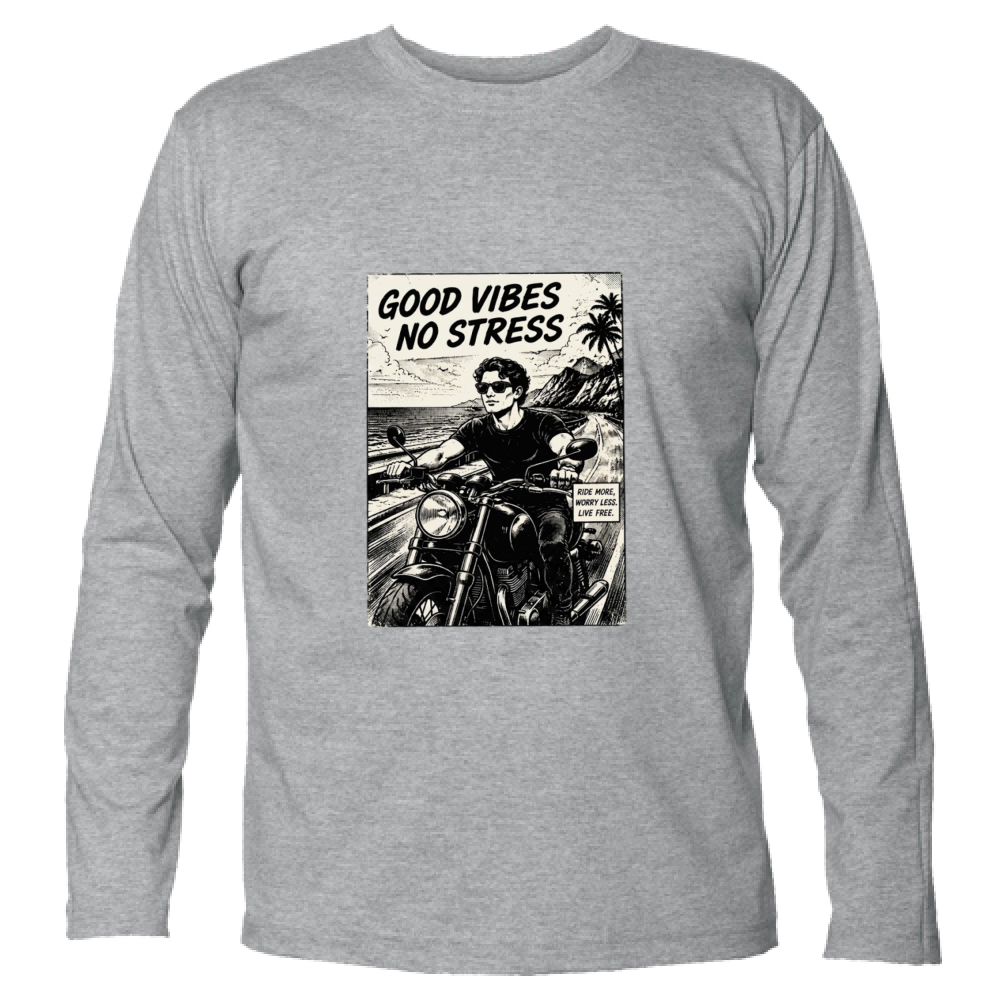 T-Shirt Unisex Manica Lunga Good Vibes