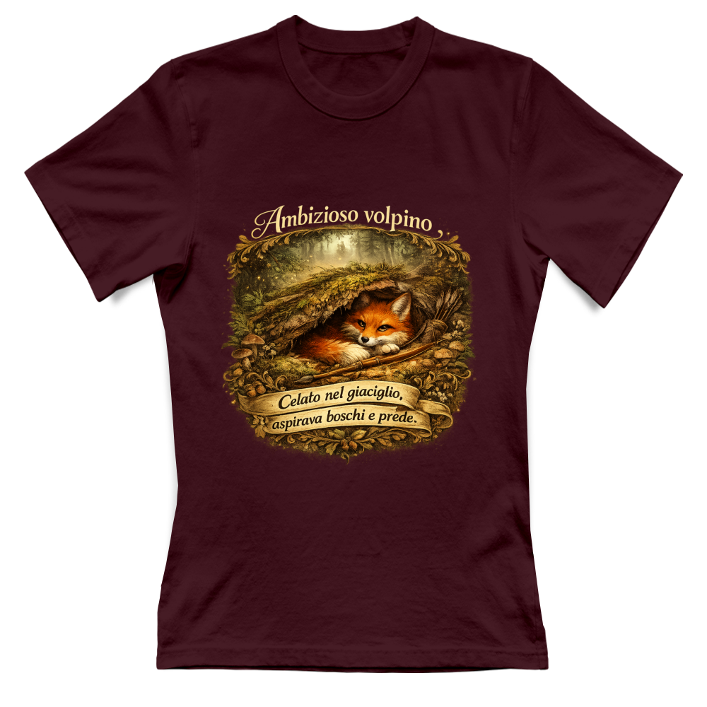 T-Shirt Donna Ambizioso volpino