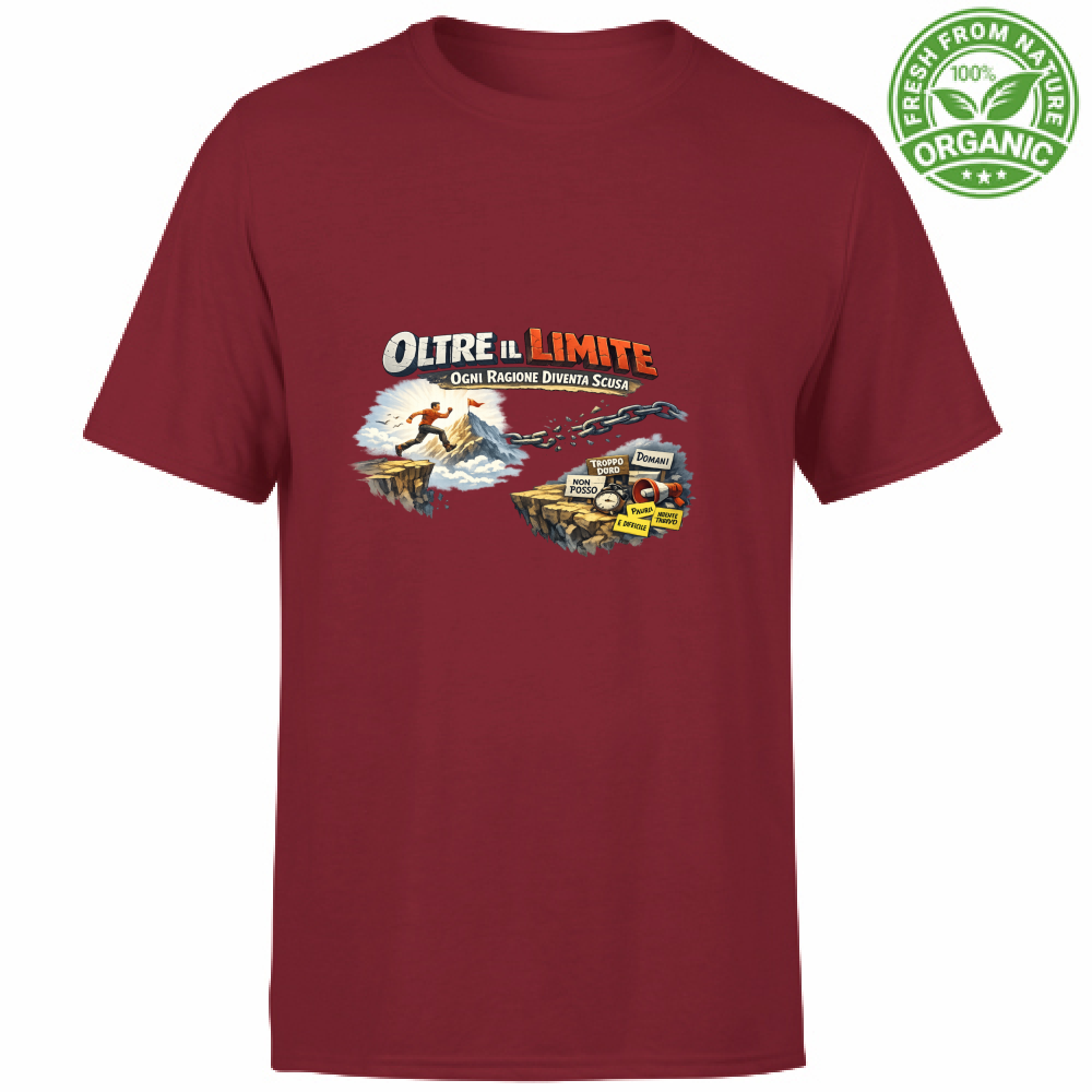 T-Shirt Unisex Organic Oltre il limite