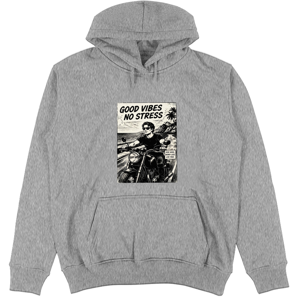 Felpa Unisex con Cappuccio Good Vibes