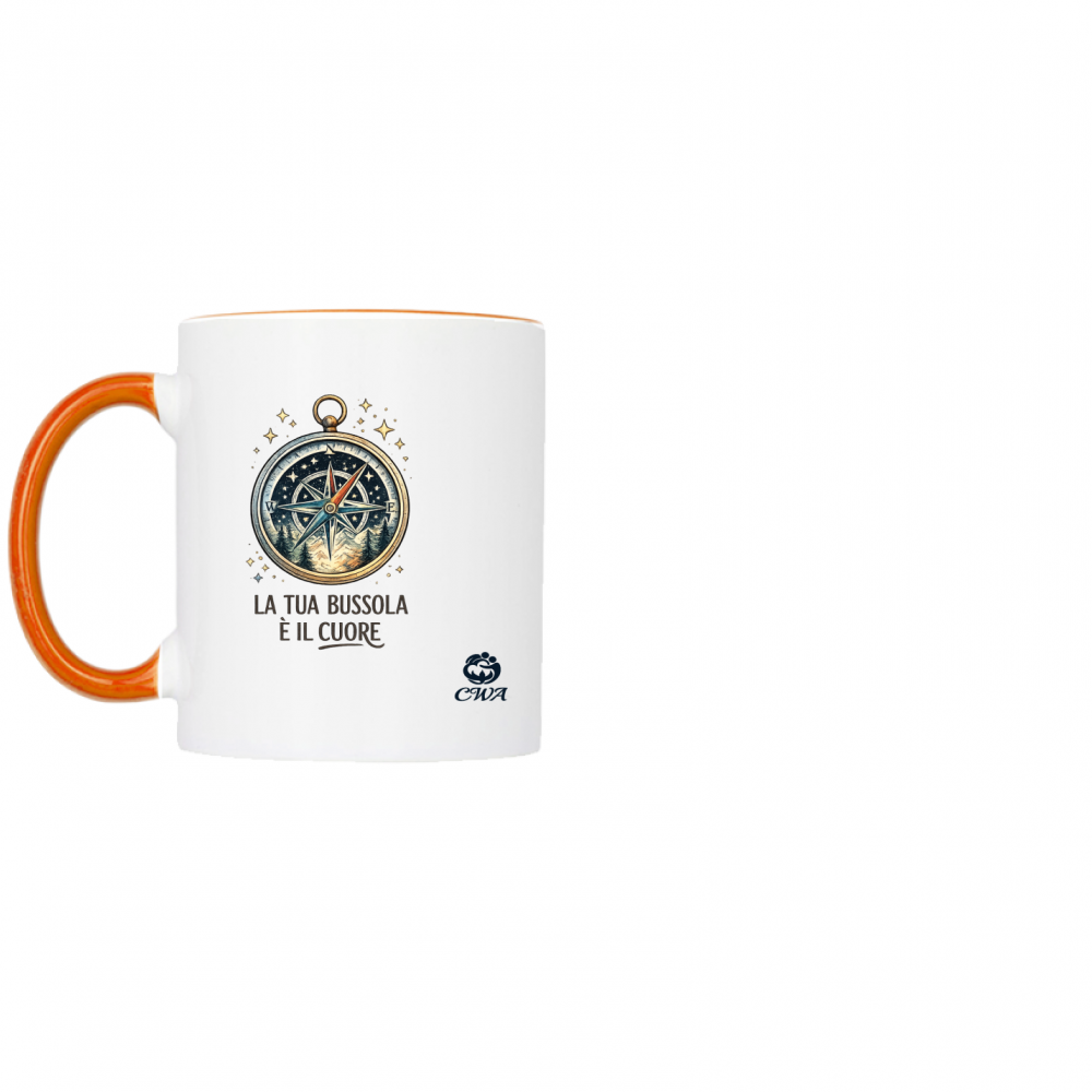 Tazza bicolore "Bussola"