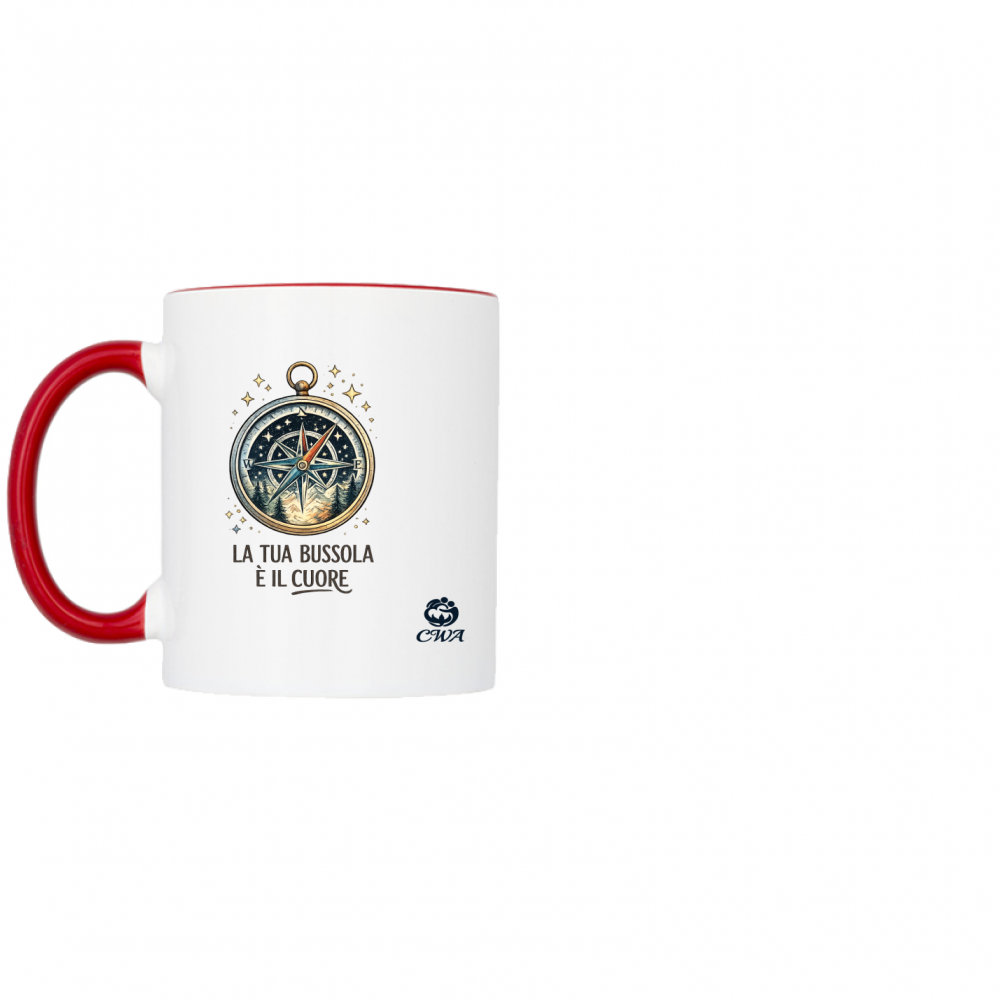 Tazza bicolore "Bussola"