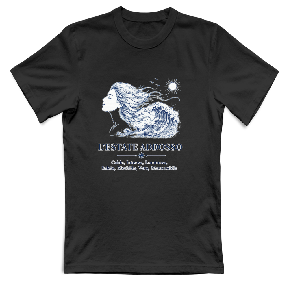 T-Shirt Bambino Estate addosso