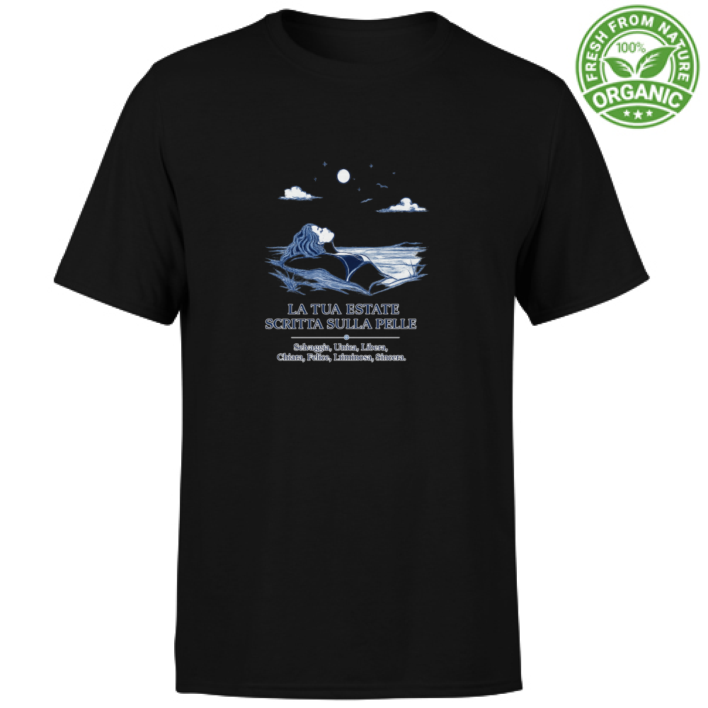 T-Shirt Unisex Organic La tua estate sulla pelle