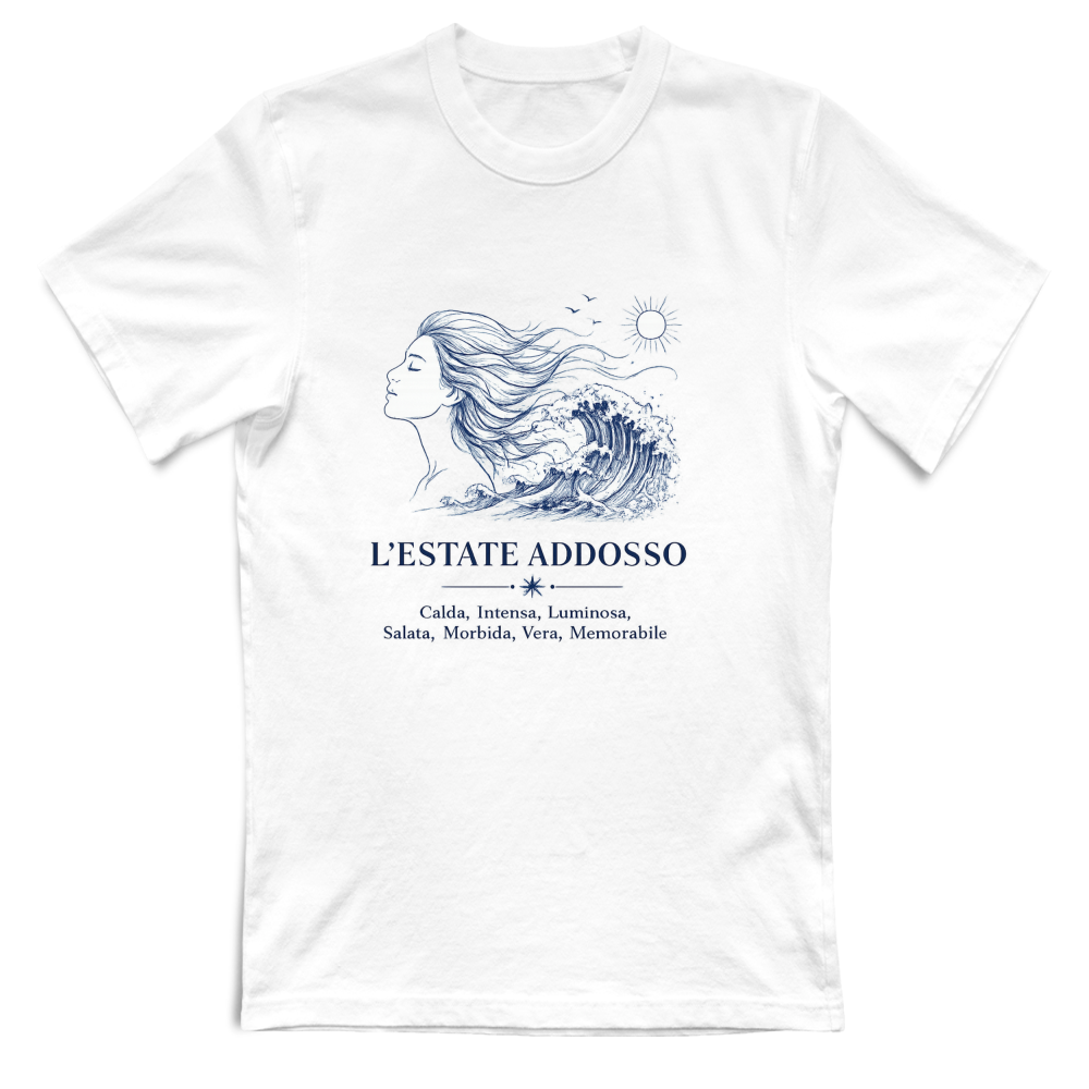 T-Shirt Bambino Estate addosso