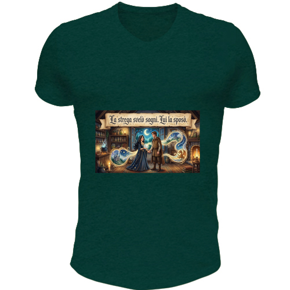 T-Shirt Unisex Scollo V Strega