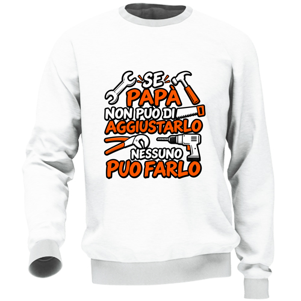 Felpa Unisex Se papà...