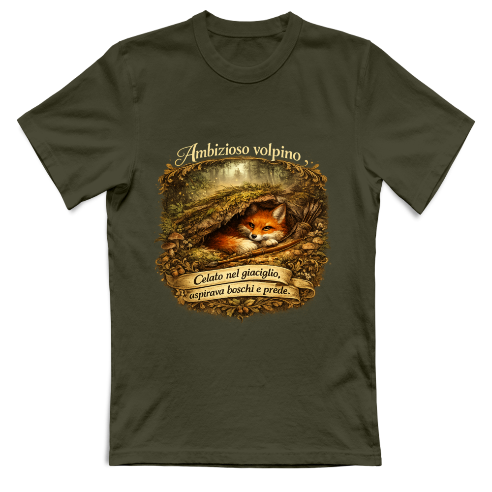 T-Shirt Unisex Ambizioso volpino