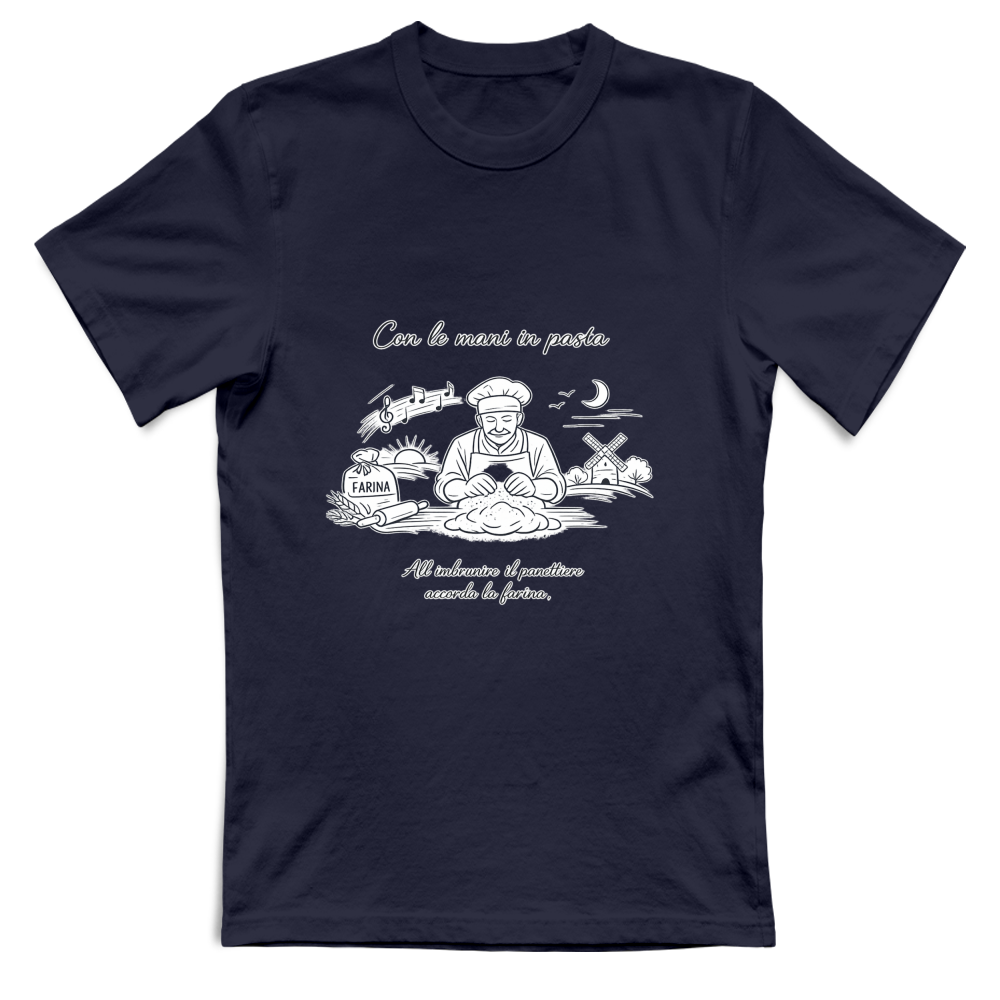 T-Shirt Unisex Con le mani in pasta