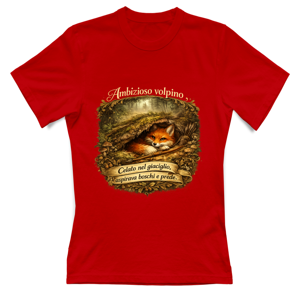 T-Shirt Donna Ambizioso volpino