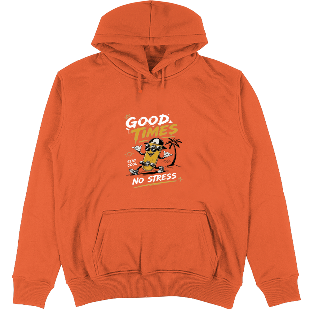 Felpa Unisex con Cappuccio Good Times