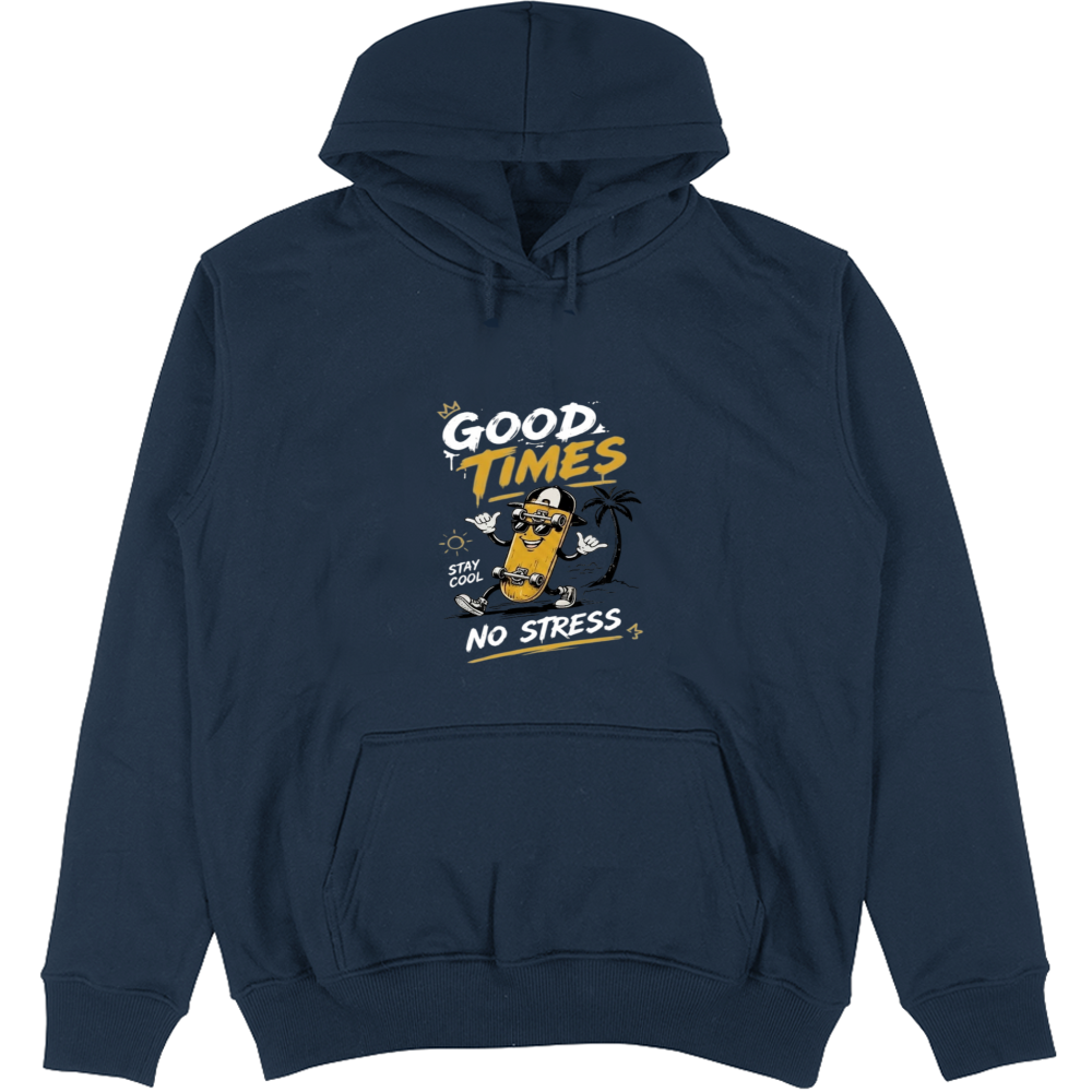 Felpa Unisex con Cappuccio Good Times