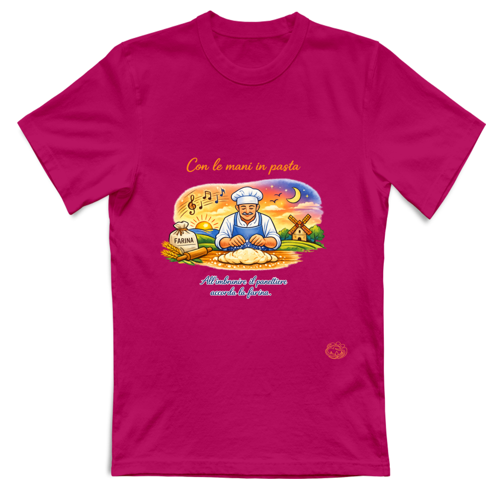 T-Shirt Bambino Con le mani in pasta.
