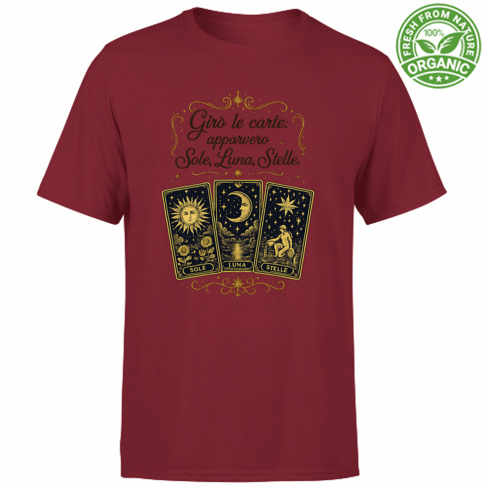 T-Shirt Unisex Organic Girò le carte