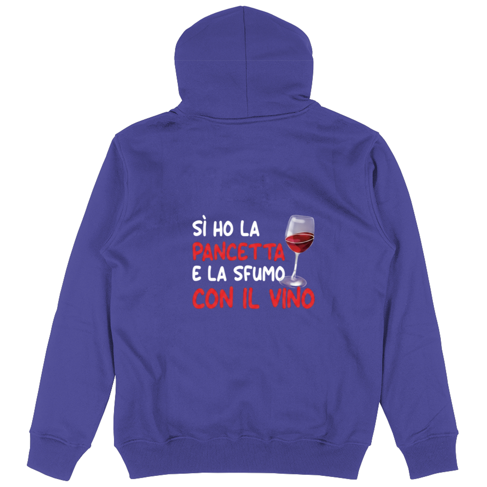 Felpa Unisex con Cappuccio Pancetta 2