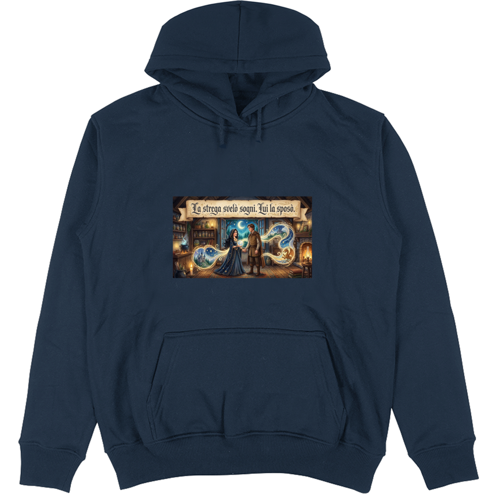 Felpa Unisex con Cappuccio Strega
