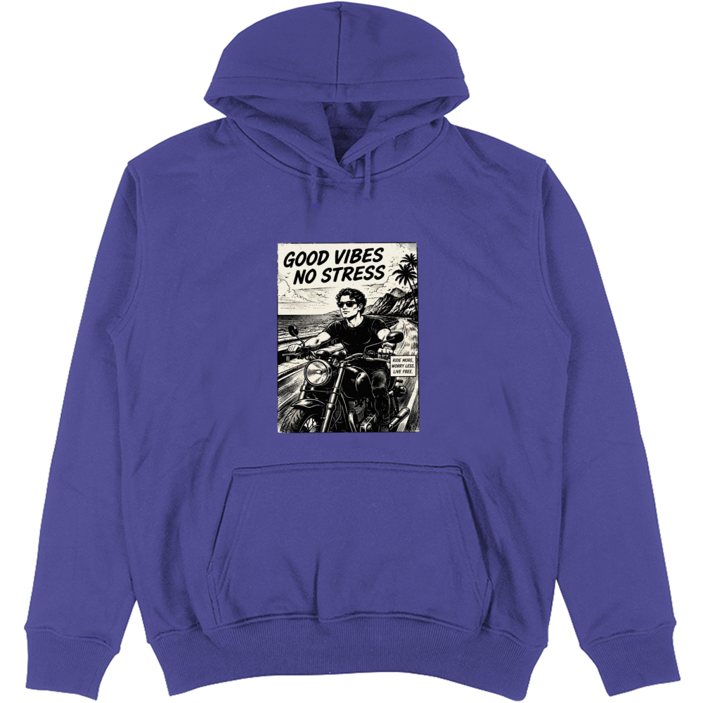 Felpa Unisex con Cappuccio Good Vibes
