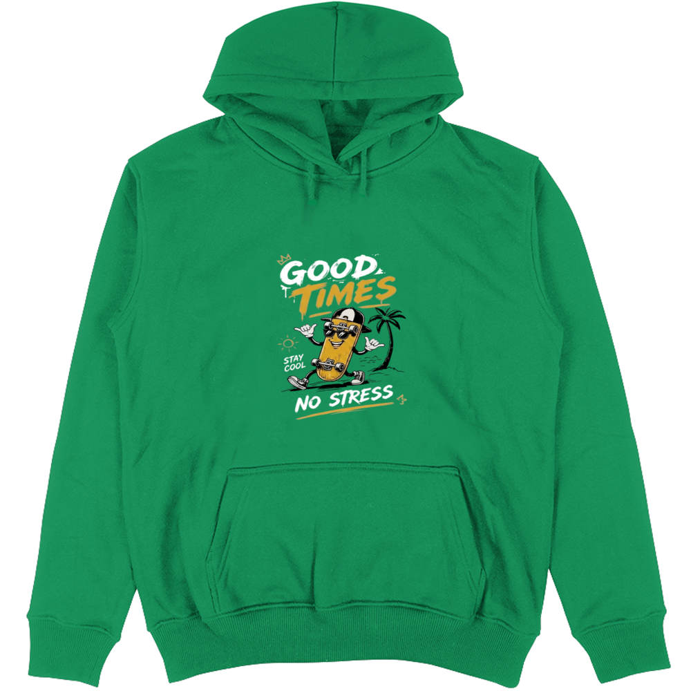 Felpa Unisex con Cappuccio Good Times