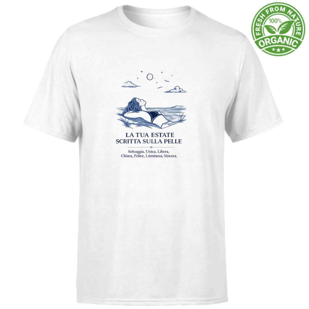 T-Shirt Unisex Organic La tua estate sulla pelle