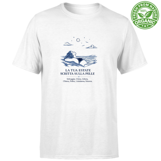 T-Shirt Unisex Organic La tua estate sulla pelle