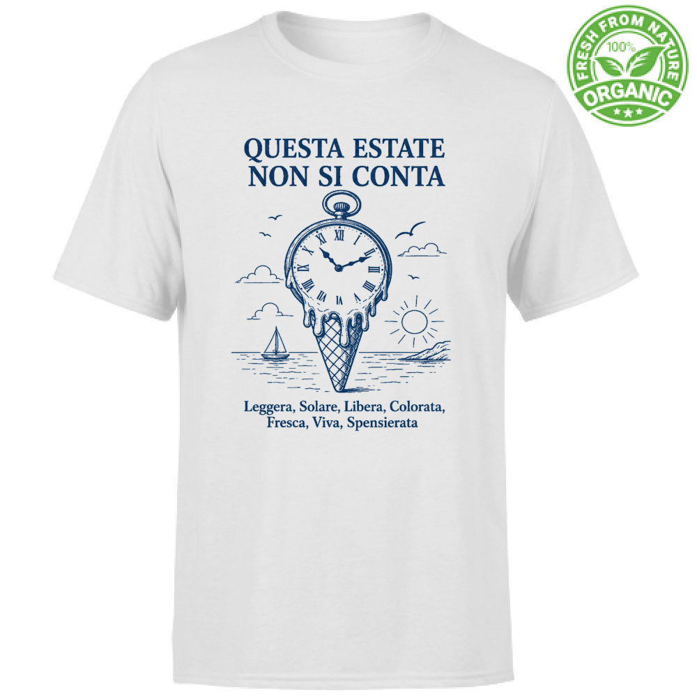 T-Shirt Unisex Organic Estate non si conta