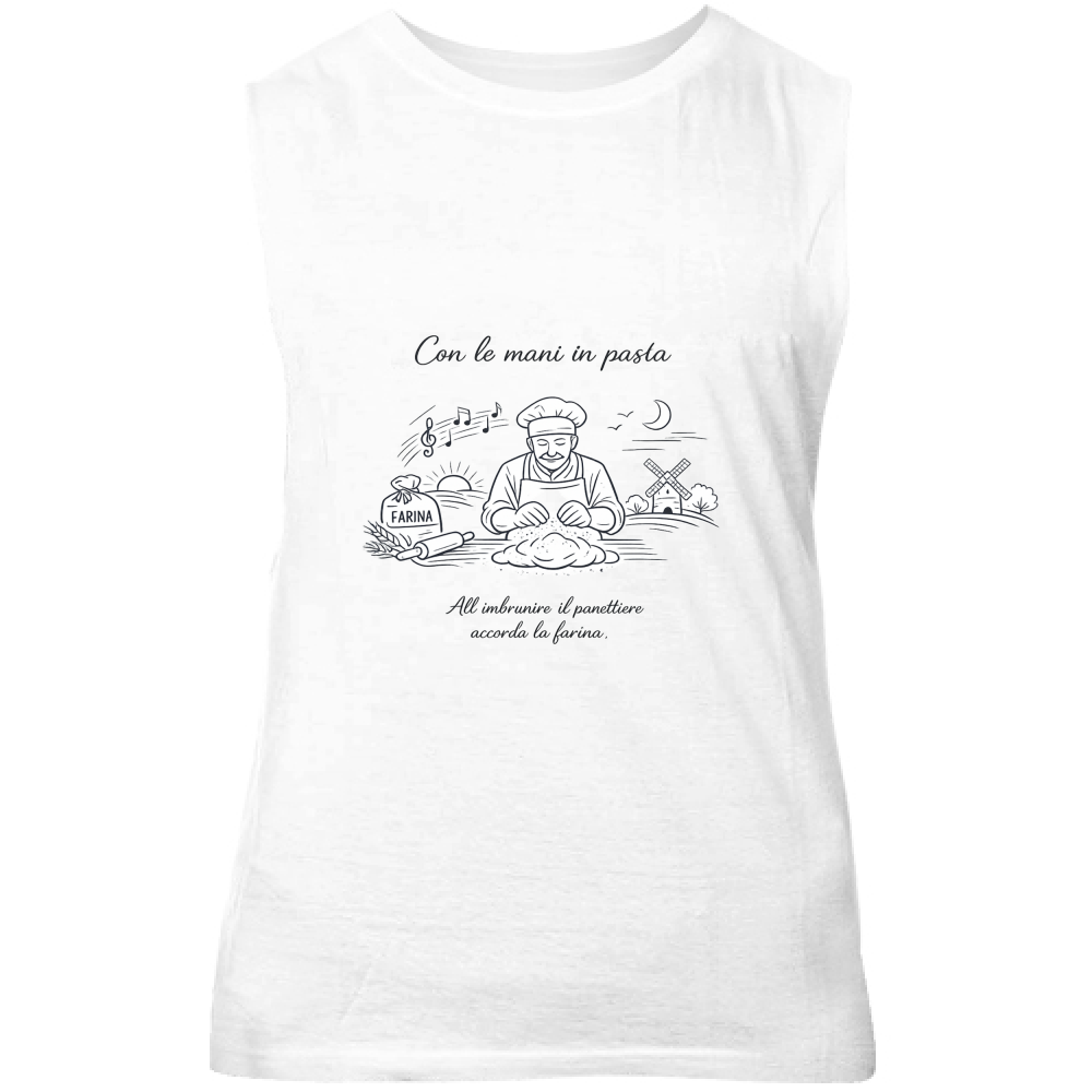 Canotta Unisex Con le mani in pasta