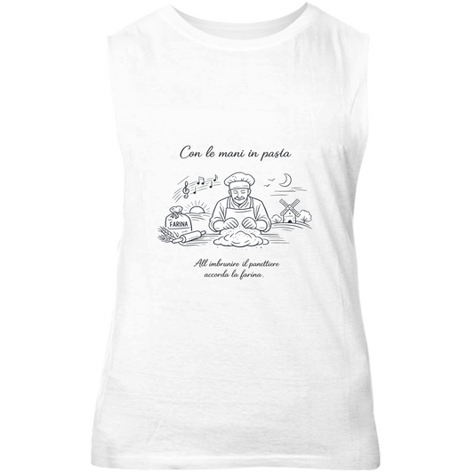 Canotta Unisex Con le mani in pasta