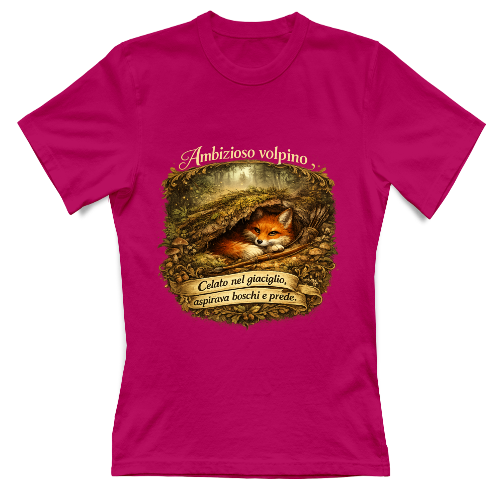 T-Shirt Donna Ambizioso volpino