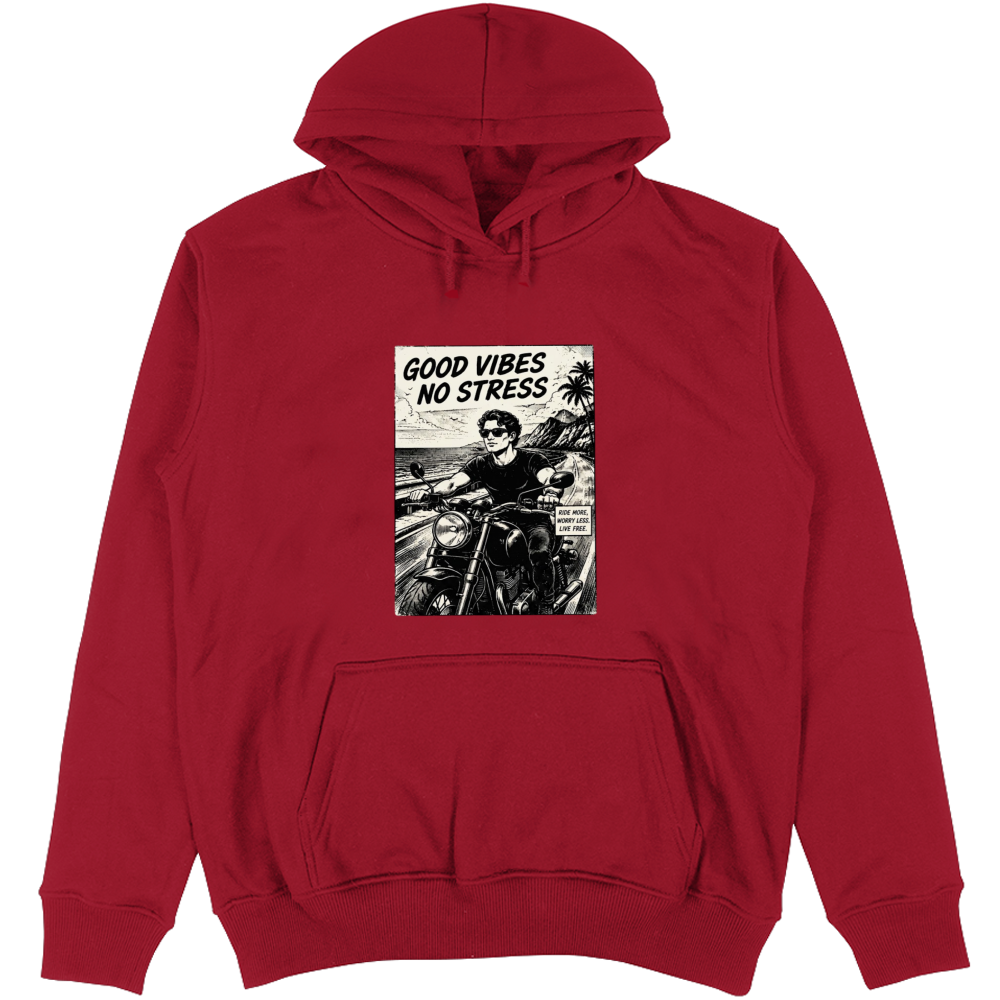 Felpa Unisex con Cappuccio Good Vibes