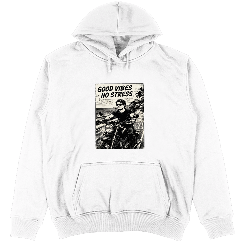 Felpa Unisex con Cappuccio Good Vibes