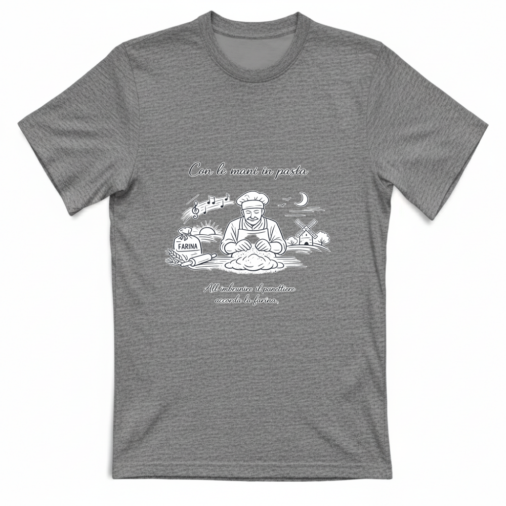 T-Shirt Unisex Con le mani in pasta
