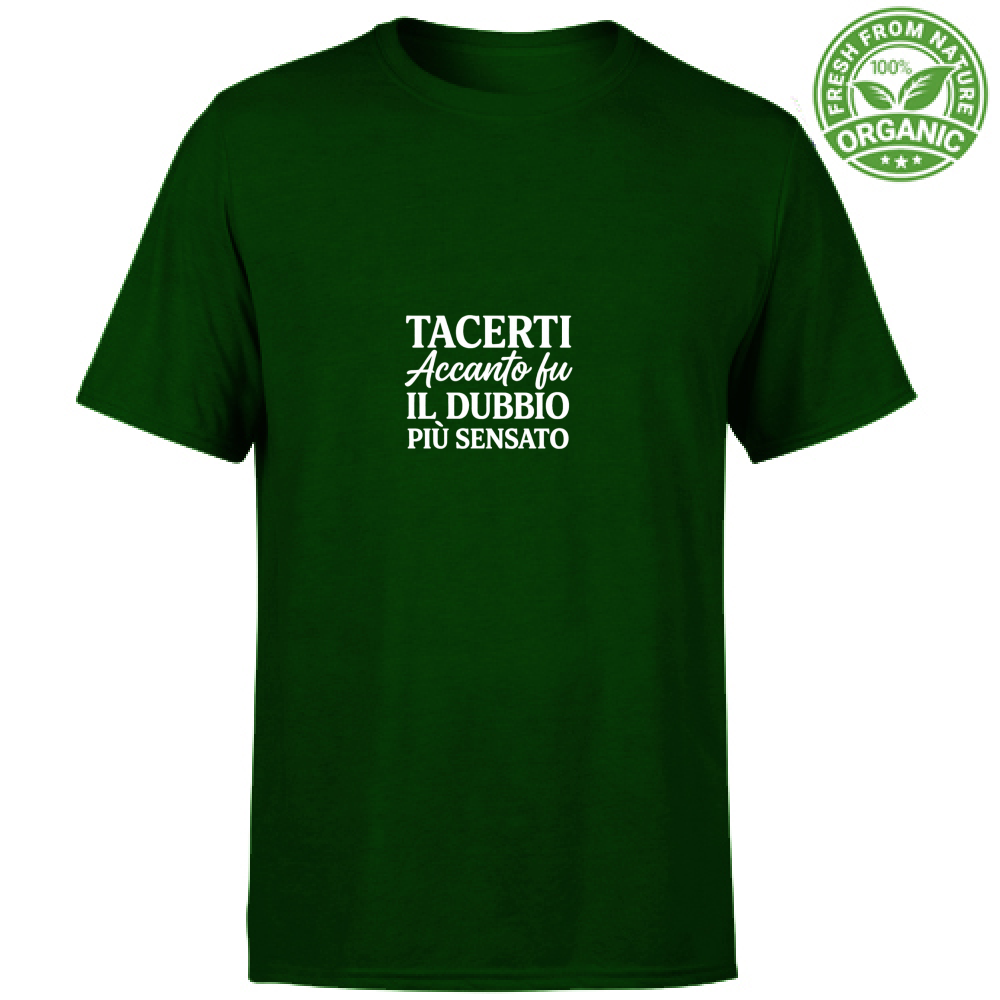 T-Shirt Unisex Organic T-Shirt Unisex Organic Il Dubbio Più Sensato  Ediz