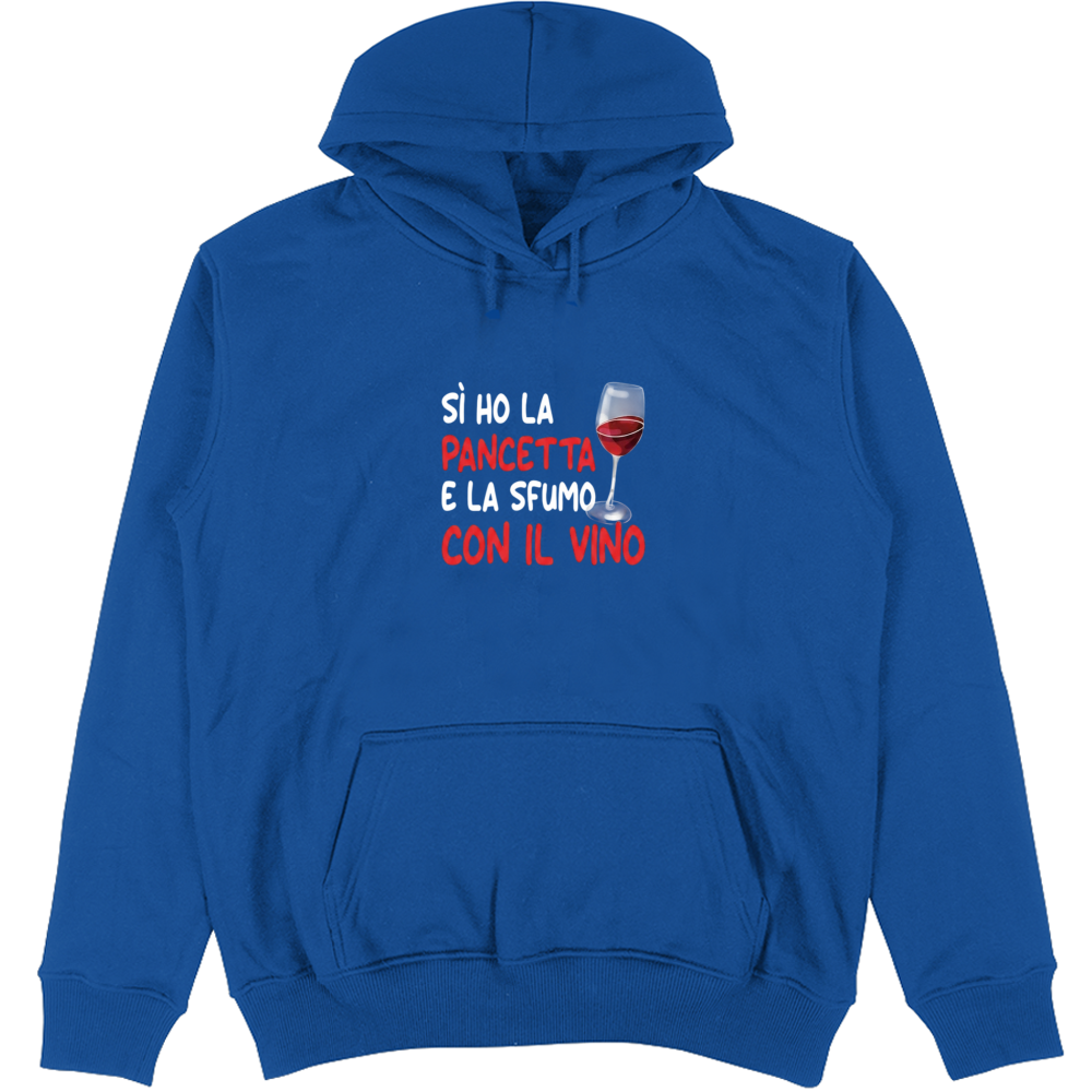Felpa Unisex con Cappuccio Pancetta