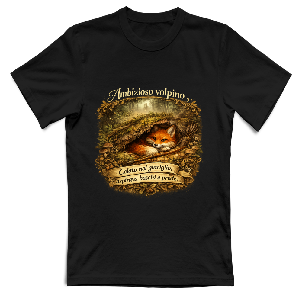 T-Shirt Unisex Ambizioso volpino