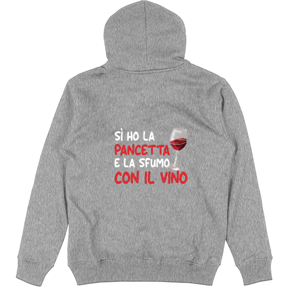 Felpa Unisex con Cappuccio Pancetta 2