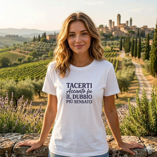 T-Shirt Unisex Organic T-Shirt Unisex Organic Il Dubbio Più Sensato  Ediz